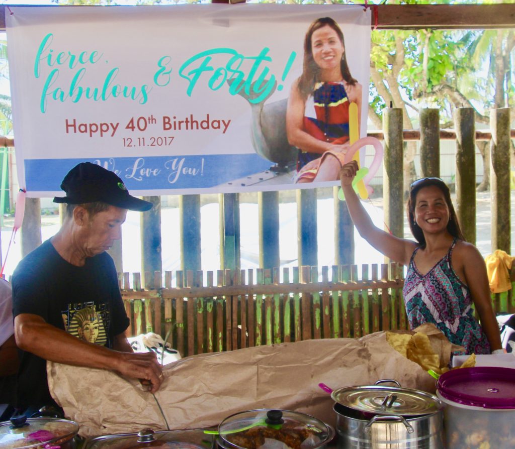 Mary's 40th Birthday Party, Panglao, Bohol, Philippines