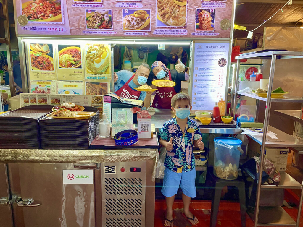 Old Satay Mee Goreng | Gluttons Bay | Makansutra | Singapore Hawker